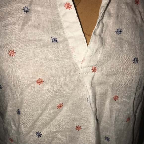 Linen Sleeveless Top - Picture 3 of 4